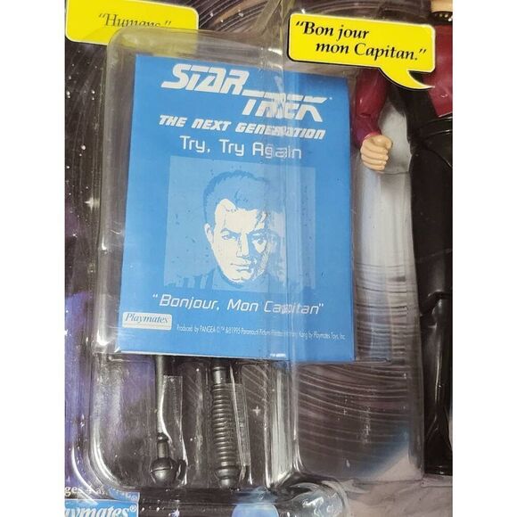 Q SPACE TALK SERIES 7" ACTION FIGURE Star Trek Next Generation 1995 Playmates #A - Picture 5 of 5